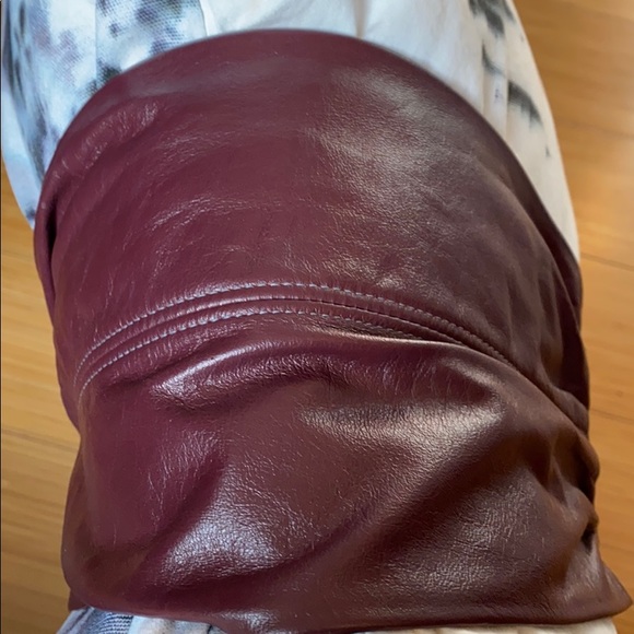 Vintage purple leather belt - Picture 5 of 9